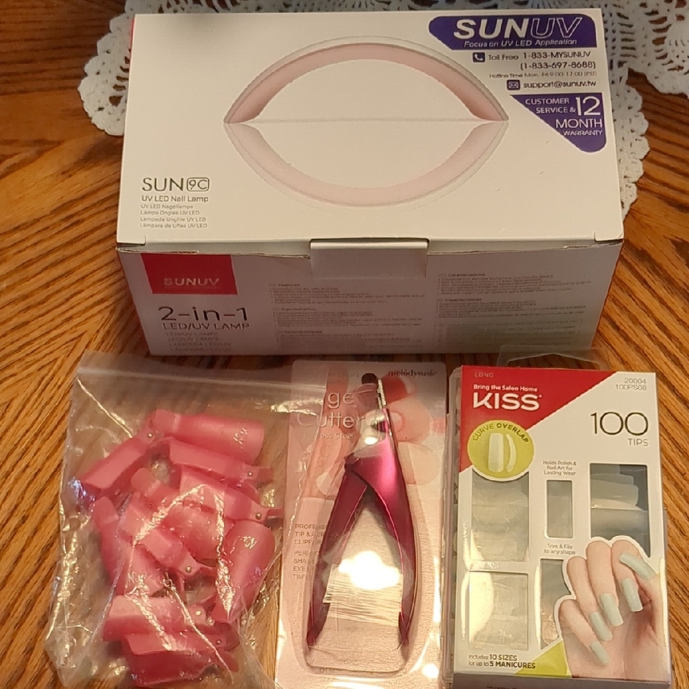 SUN UV LED Nail Lamp Bundle
